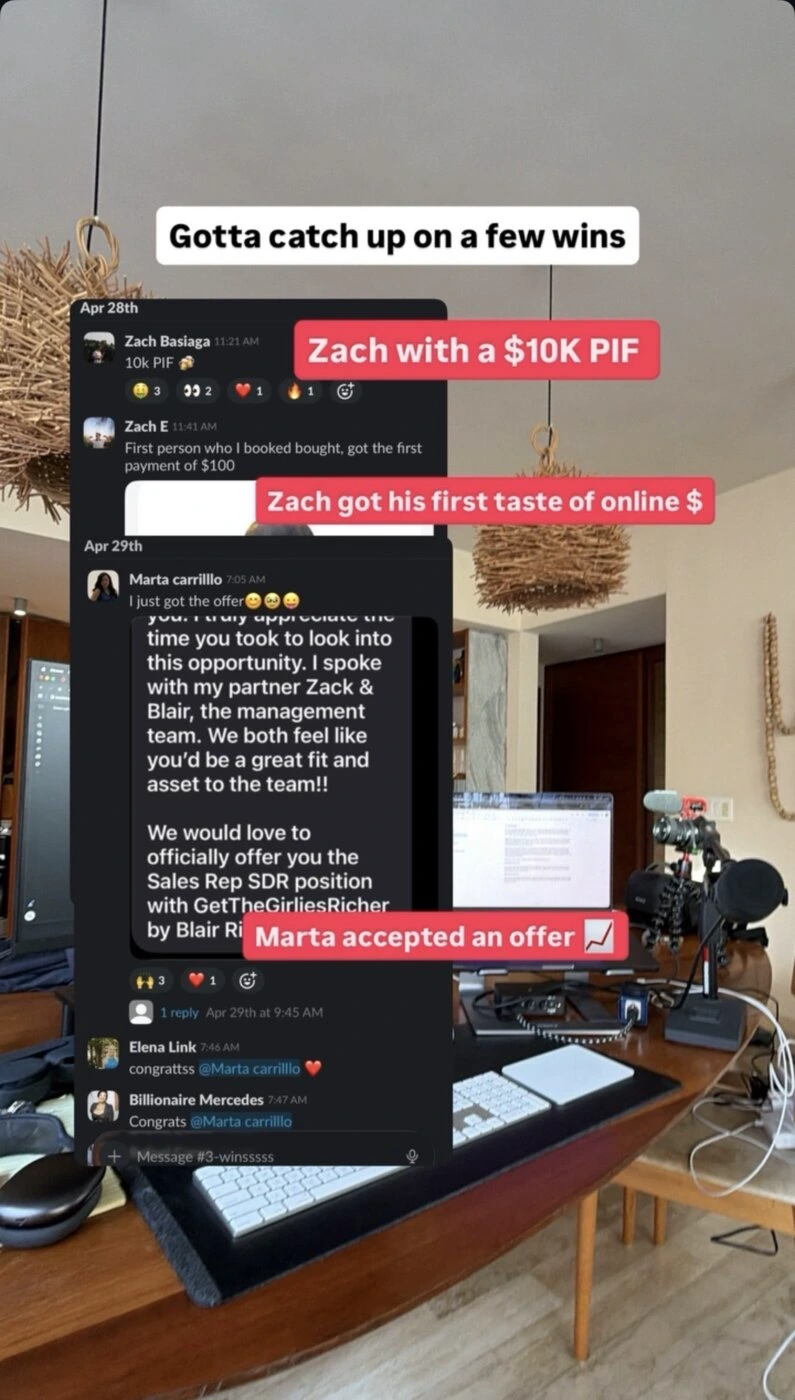 Direct Deposit sales rep win 15