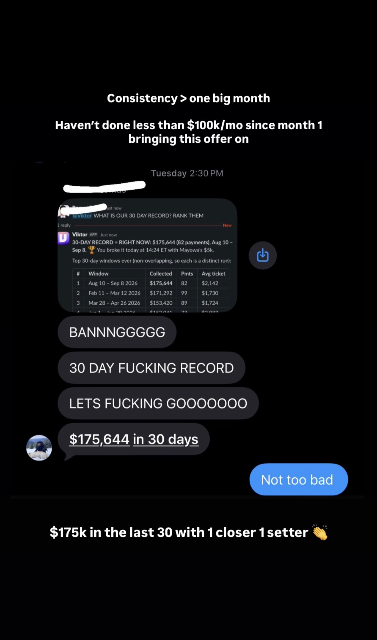 Direct Deposit client win 1