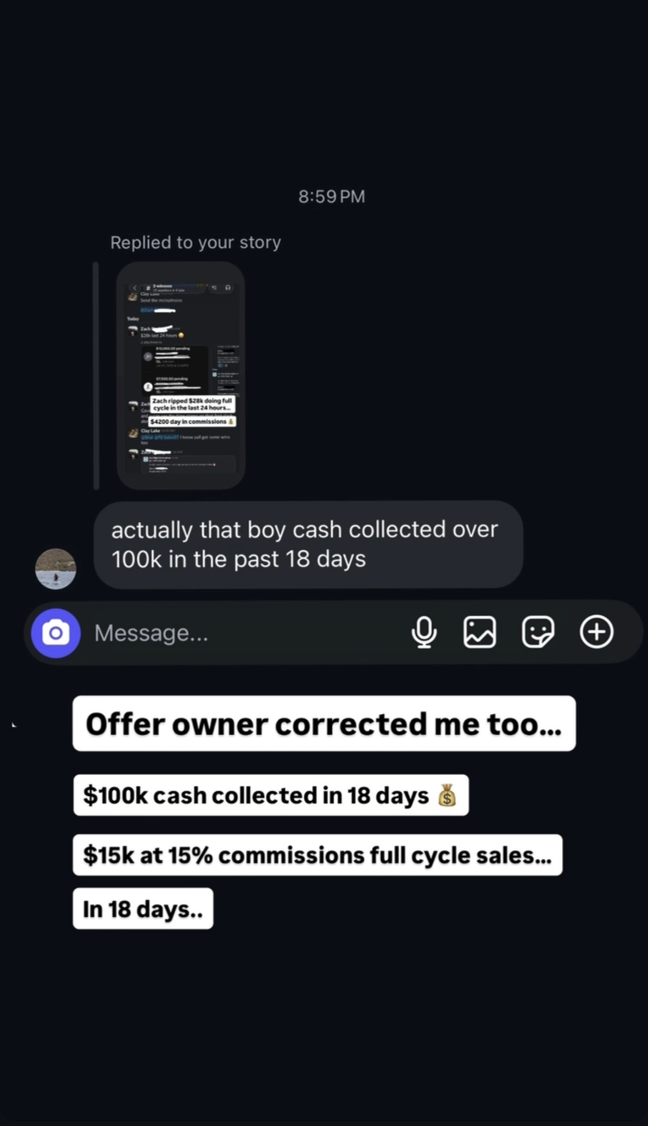Direct Deposit client win 15